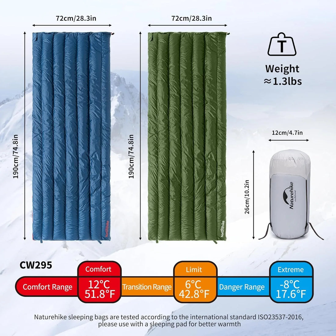 Naturehike Ultralight Duck Down Sleeping Bag