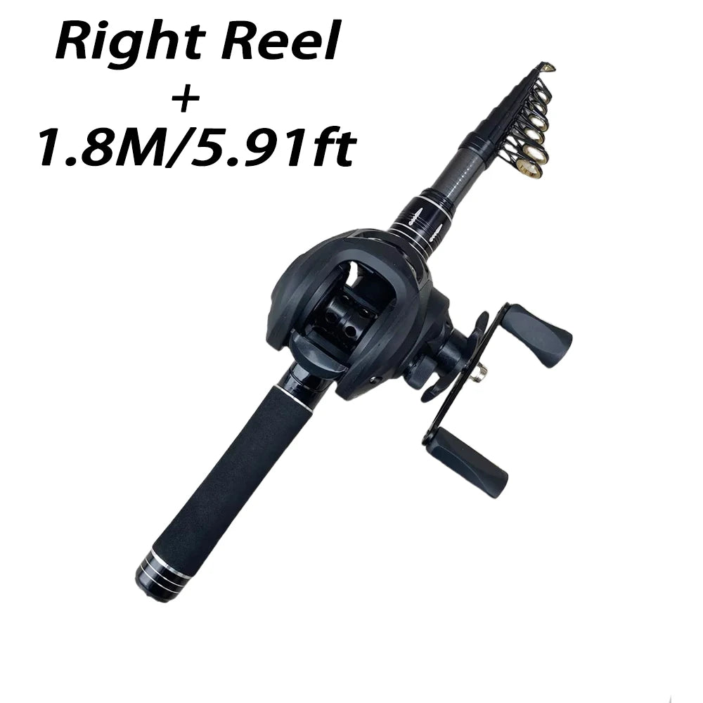 Mini Shrink 31cm Portable Fishing Rod Kit