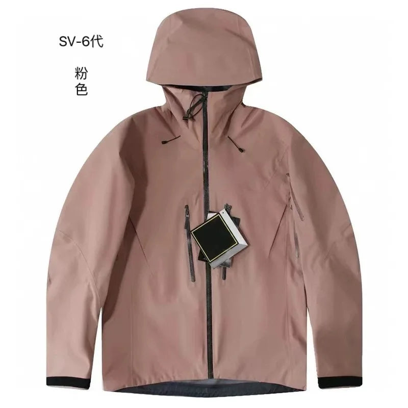 Three Layer Mens Womens Waterproof Windbreaker