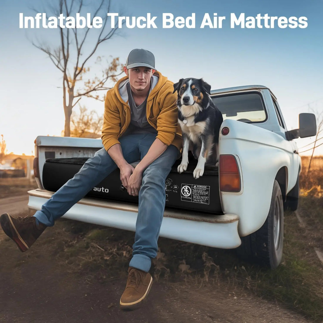 Air Mattress for 6-6.5ft Midsize Short Truck Beds