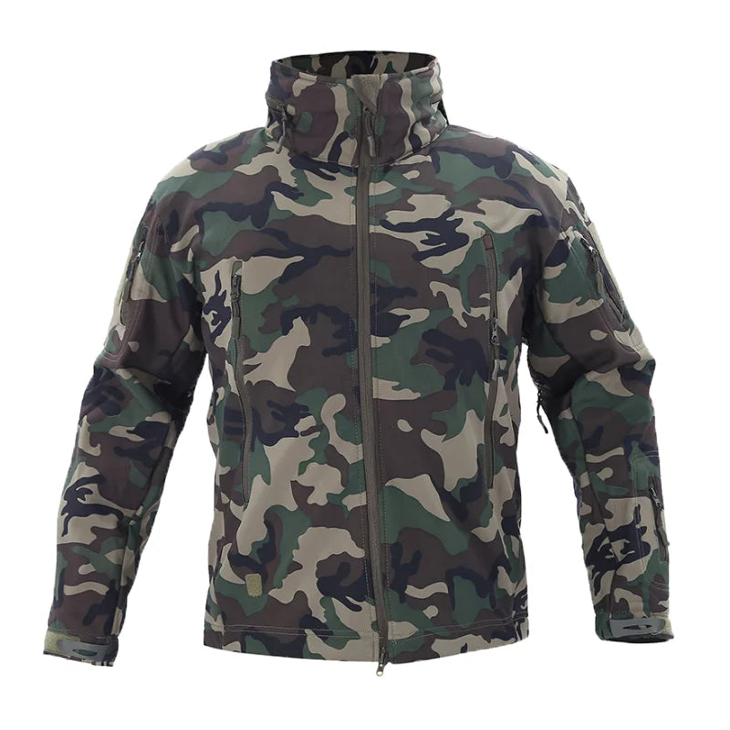 Men’s Camouflage Softshell Jacket