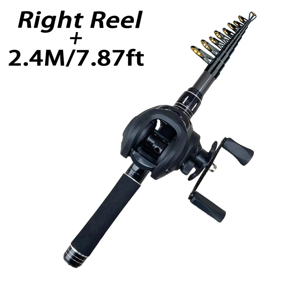 Mini Shrink 31cm Portable Fishing Rod Kit