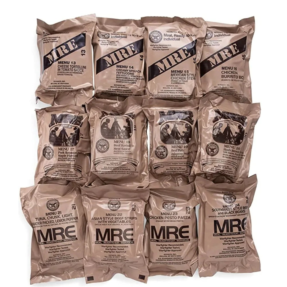 24 CT US Military Surplus MRE