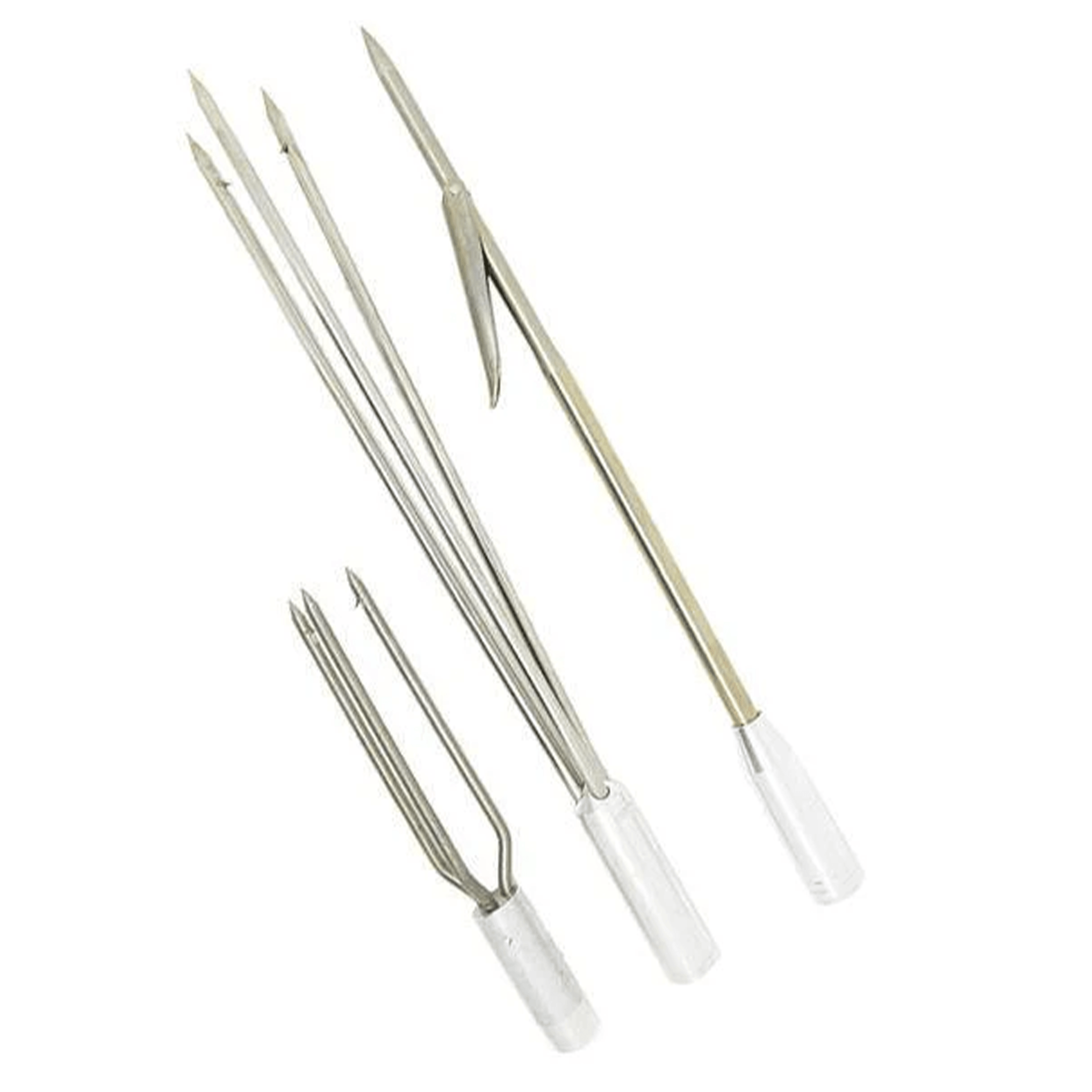 Spearfishing 5' Fiber Glass Travel 2piece Hawaiian Sling Pole Spear 3 Tips Set