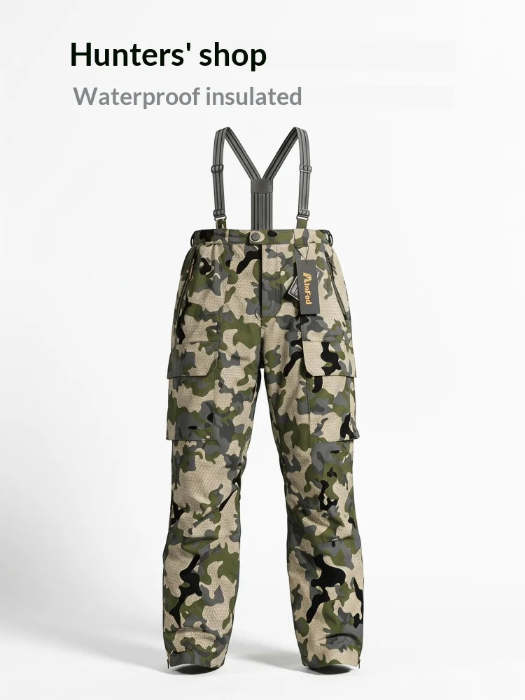 Men's Boreal Aerolite Bib Insulated Camouflage Hunting Pant