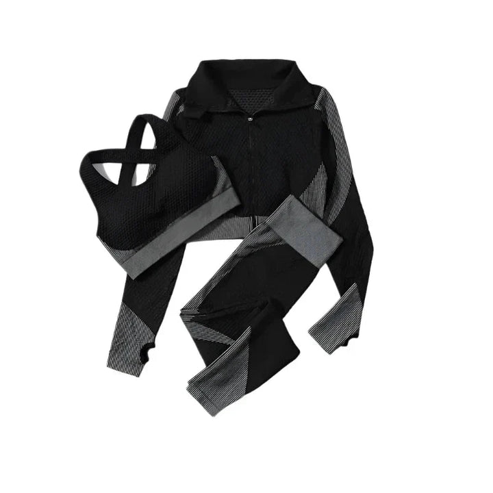 Yoga Leggings & Top Set Workout Clothes Gym Wear