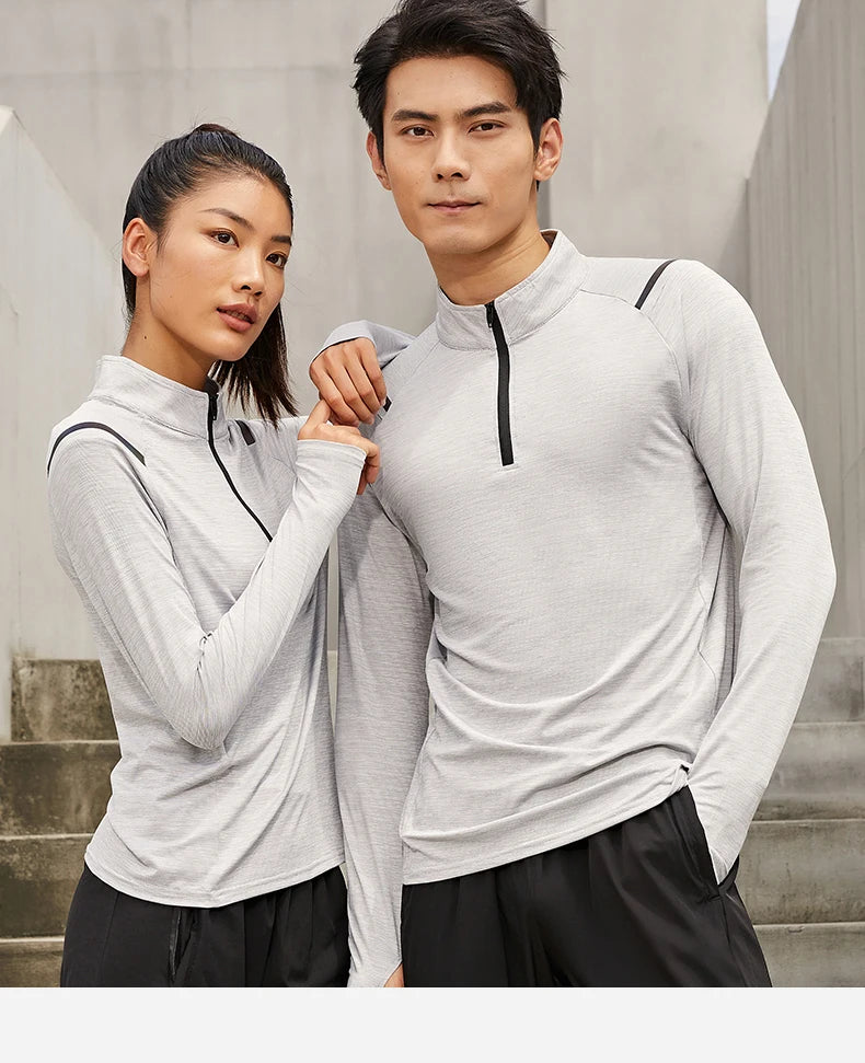 Unisex Long Sleeve Fitness Shirt  ﻿