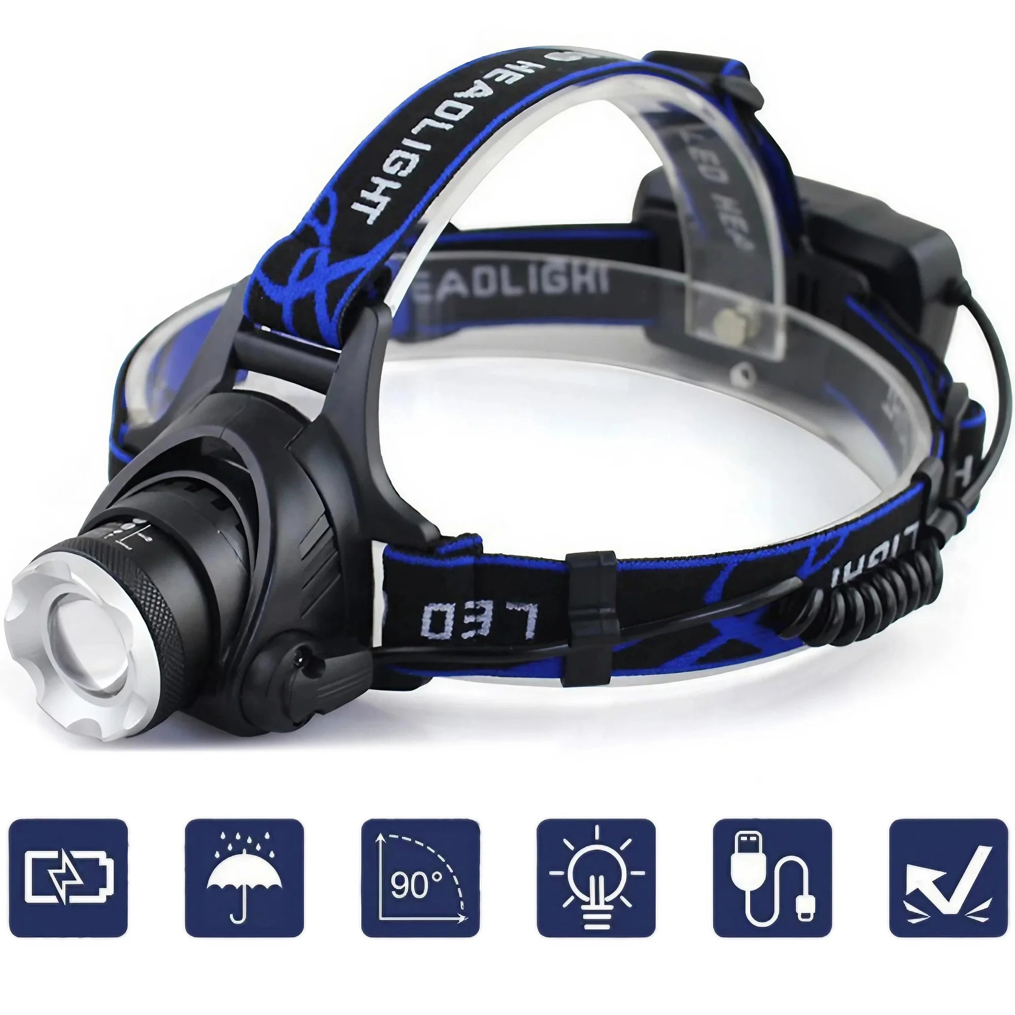 Portable Telescopic Zoom Headlamp