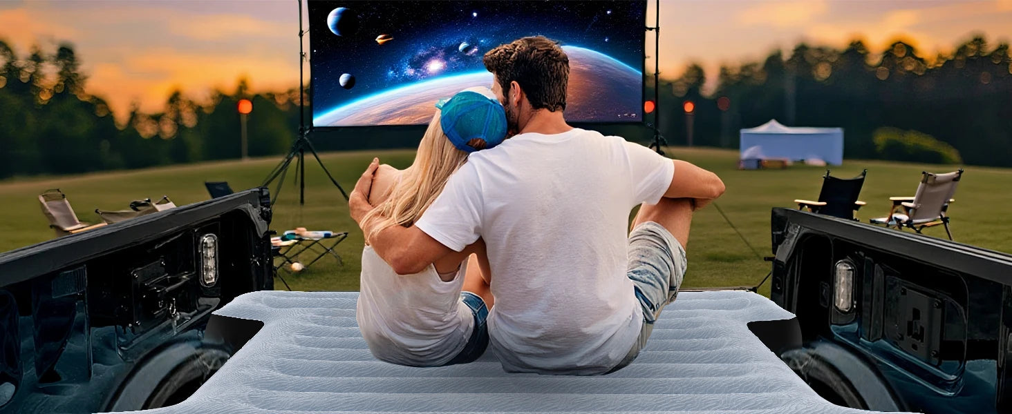 Air Mattress for 6-6.5ft Midsize Short Truck Beds