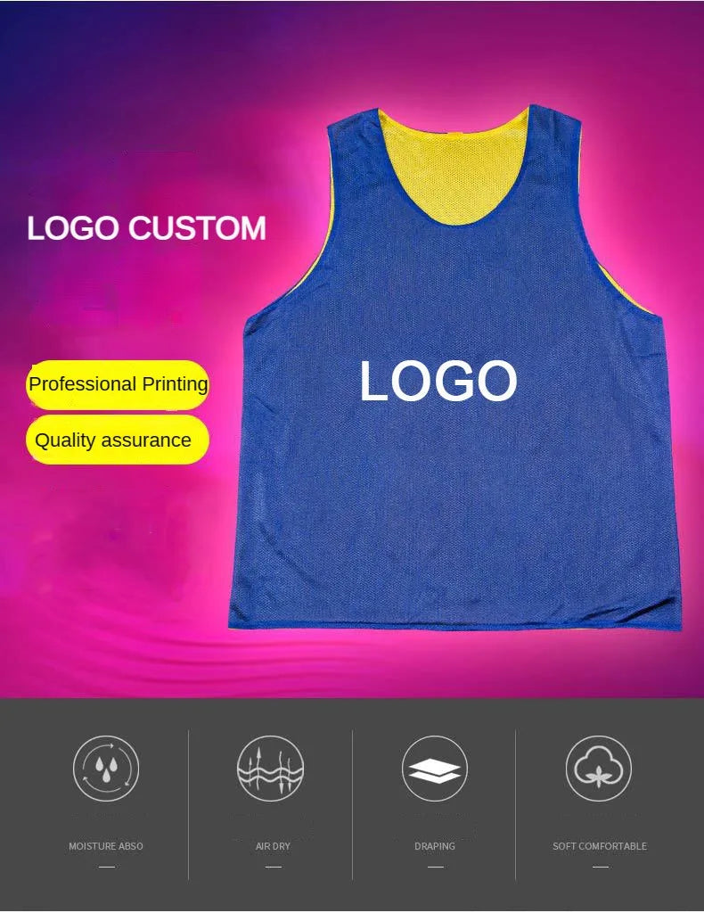 12Pcs Reversible Training Vests