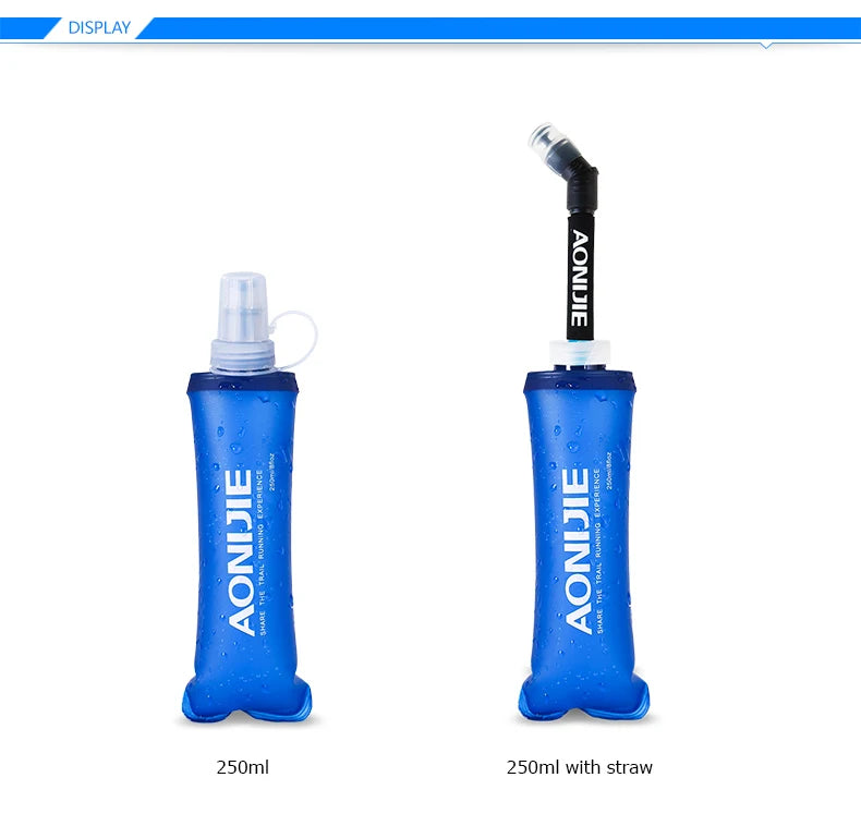 AONIJIE SD09 SD10 250ml 500ml Soft Flask Folding Collapsible Water Bottle