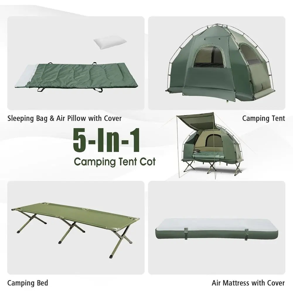 All-in-One Tent Cot Set