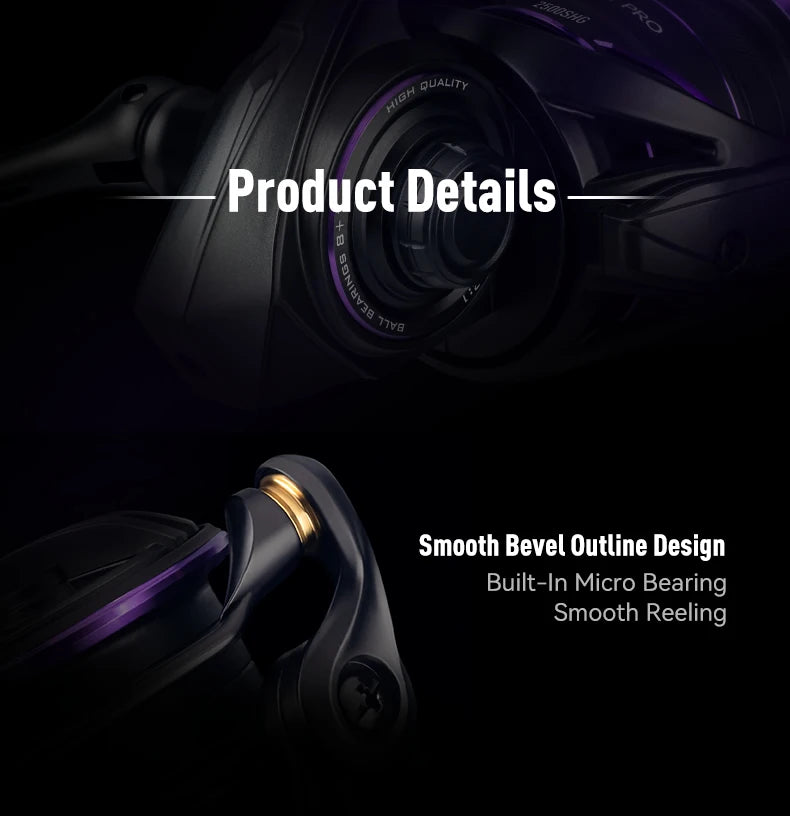 Kingdom Tegmen Pro Spinning Fishing Reel 16kg Max Drag 6.2:1 High Speed Gear Ratio 8+1BB Light Weight Saltwater Fishing Coil