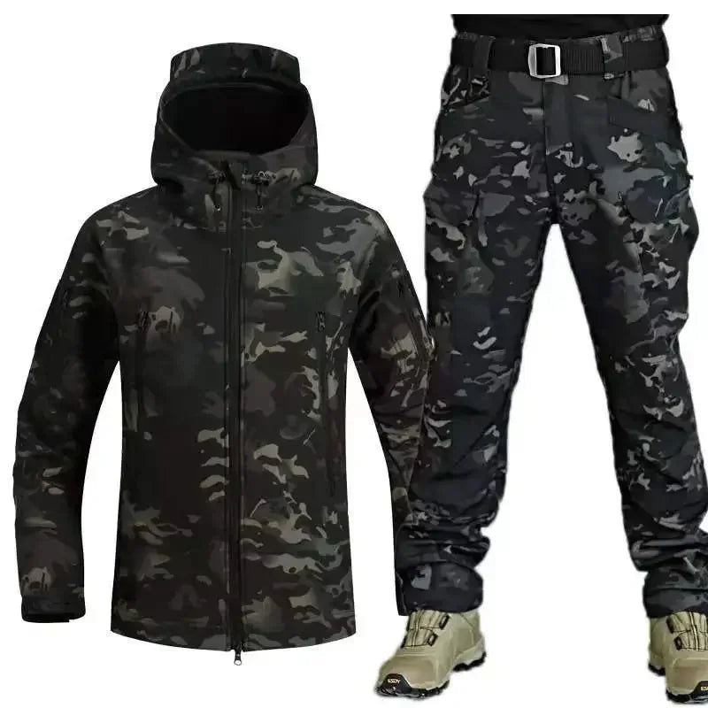 Fleece Men Waterproof Suit
