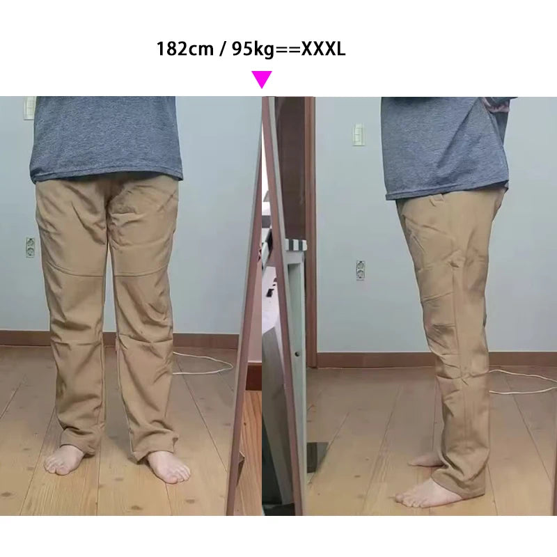 Men’s Fleece-Lined Softshell Trekking Pants