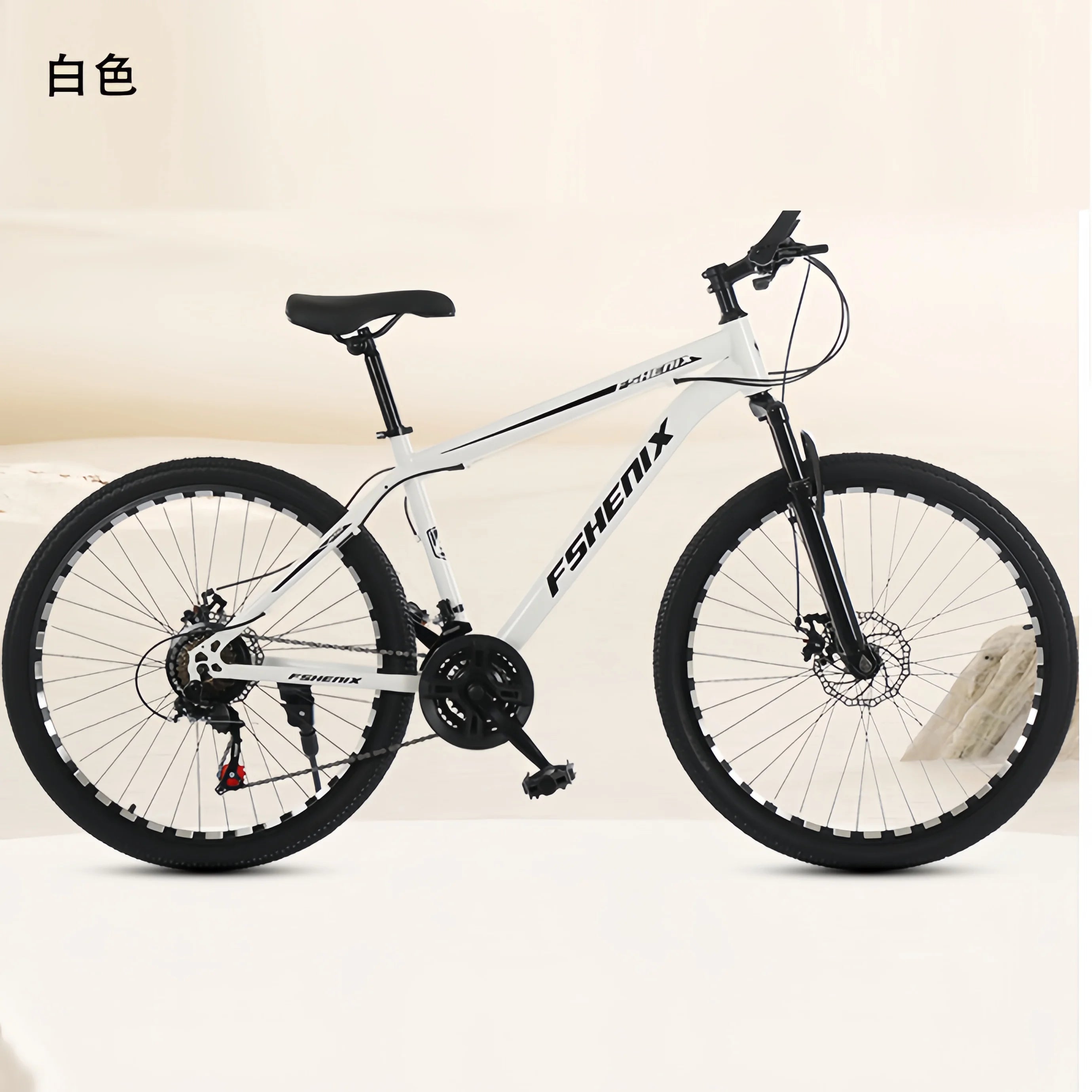 24-inch and 26-inch, 21-speed off-road bike