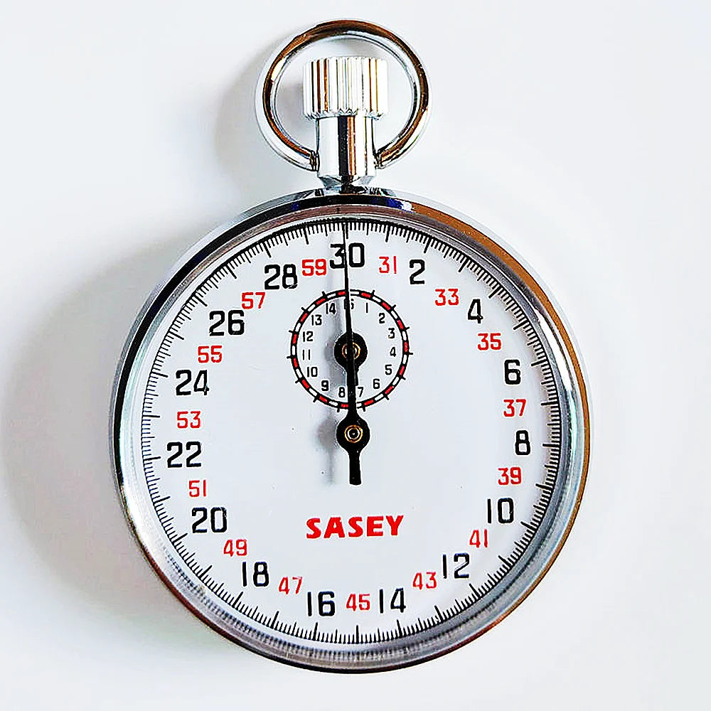 SXJ504 Classic Stainless Steel Mechanical Stopwatch