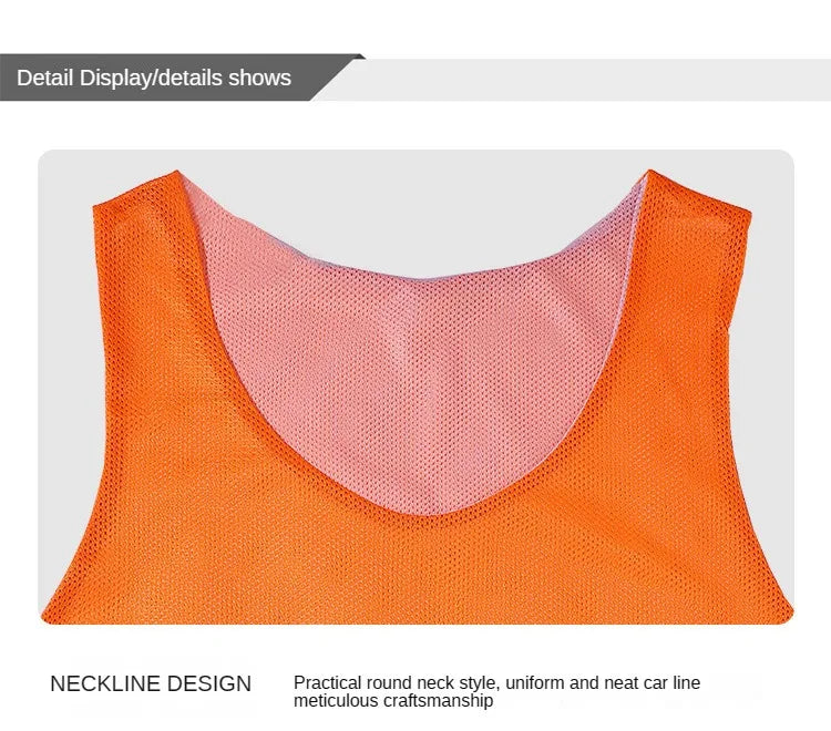 12Pcs Reversible Training Vests