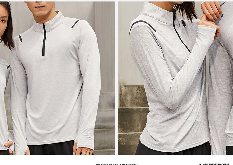 Unisex Long Sleeve Fitness Shirt  ﻿