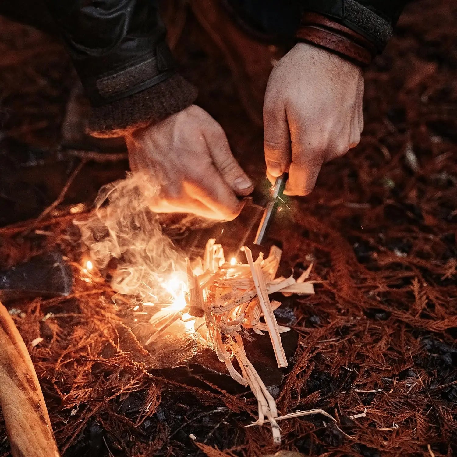 4-Piece Ferrocerium Fire Starter Kit