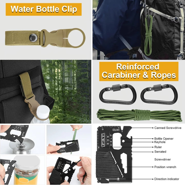 250-Piece Professional Survival Gear Set