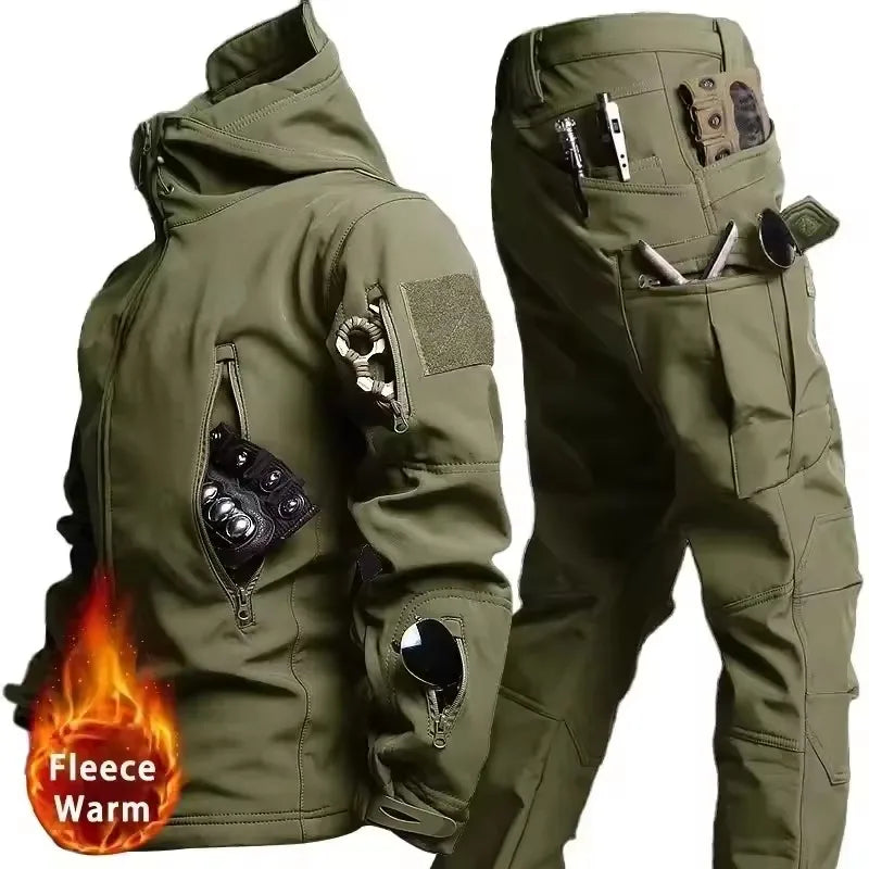 Fleece Men Waterproof Suit