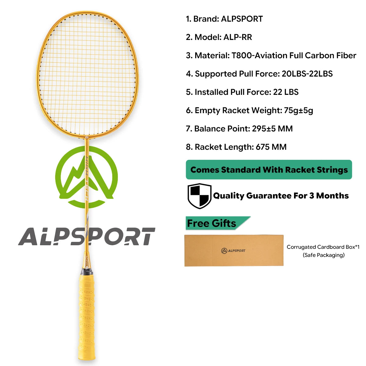 2Pcs Badminton Racket Set
