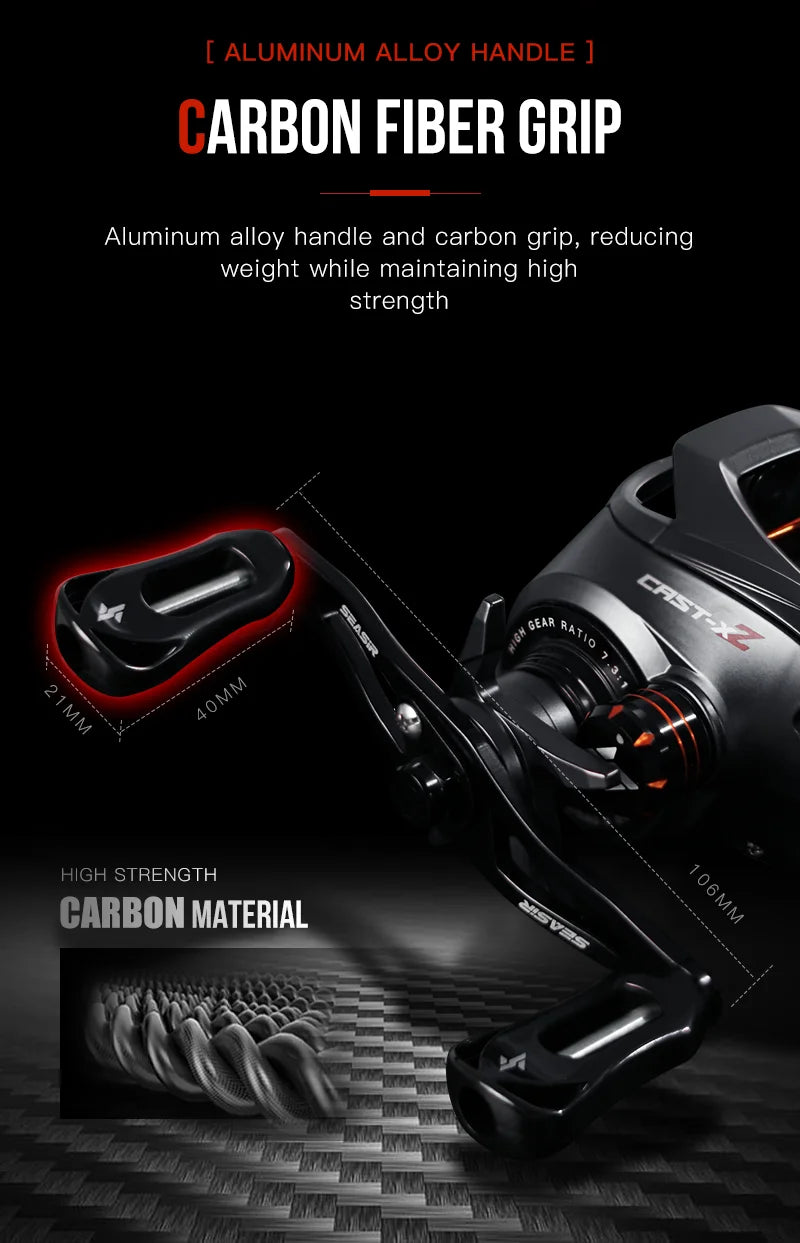 SEASIR Cast X2 Baitcasting Reel