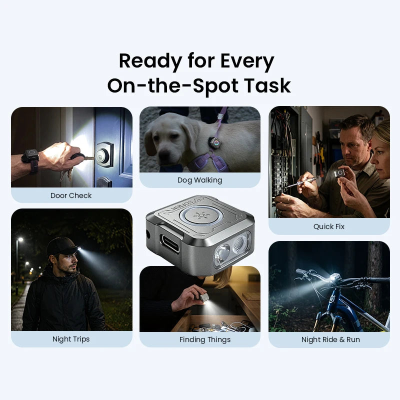 SOFIRN Mini EDC SE1 – 300-Lumen Pocket Flashlight with RGB
