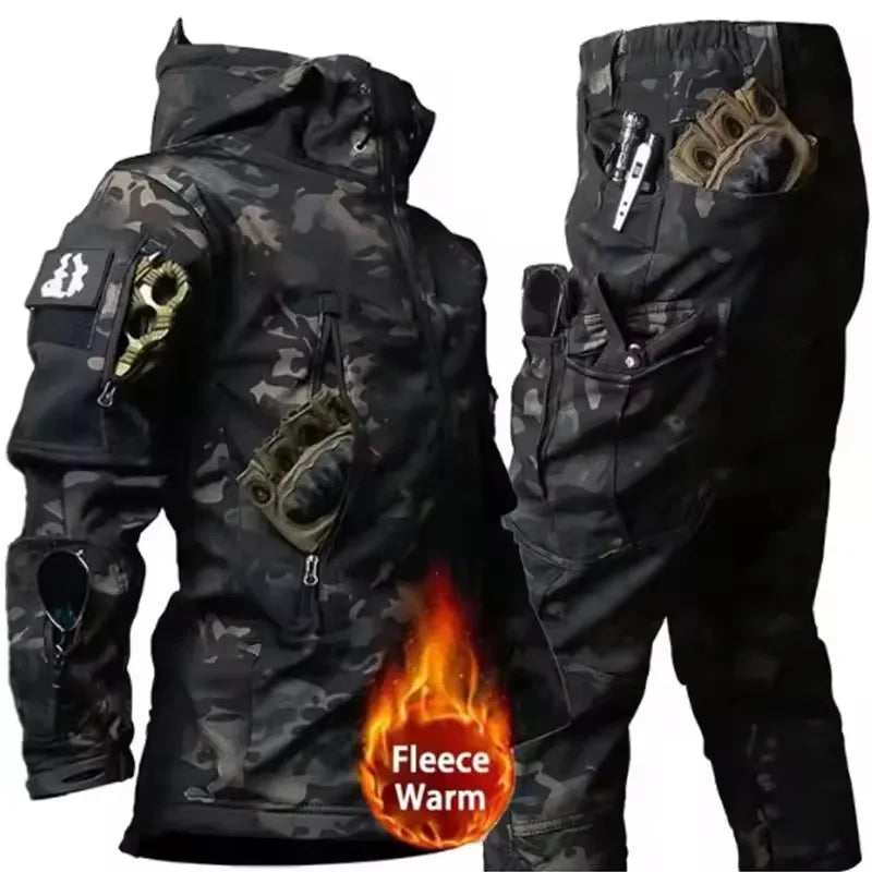 Fleece Men Waterproof Suit