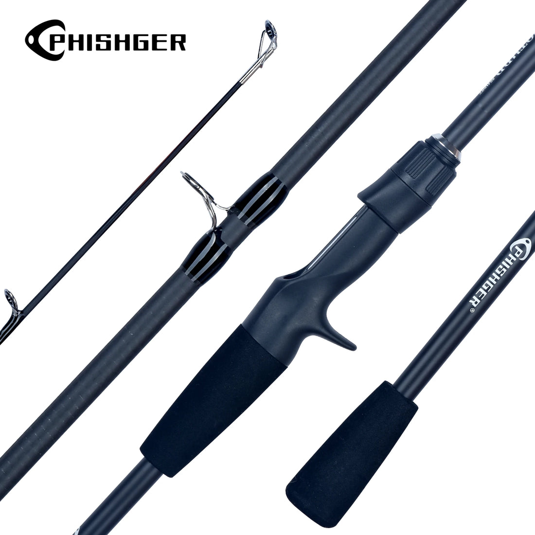 PHISHGER Spinning Baitcasting Fishing Rods