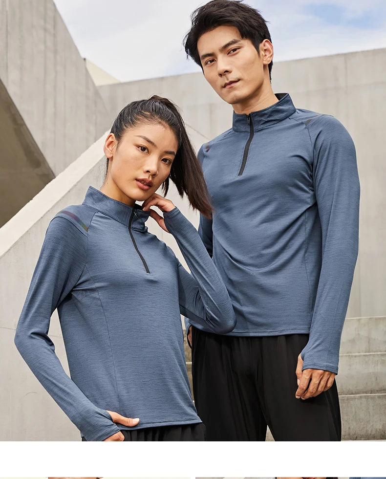 Unisex Long Sleeve Fitness Shirt  ﻿