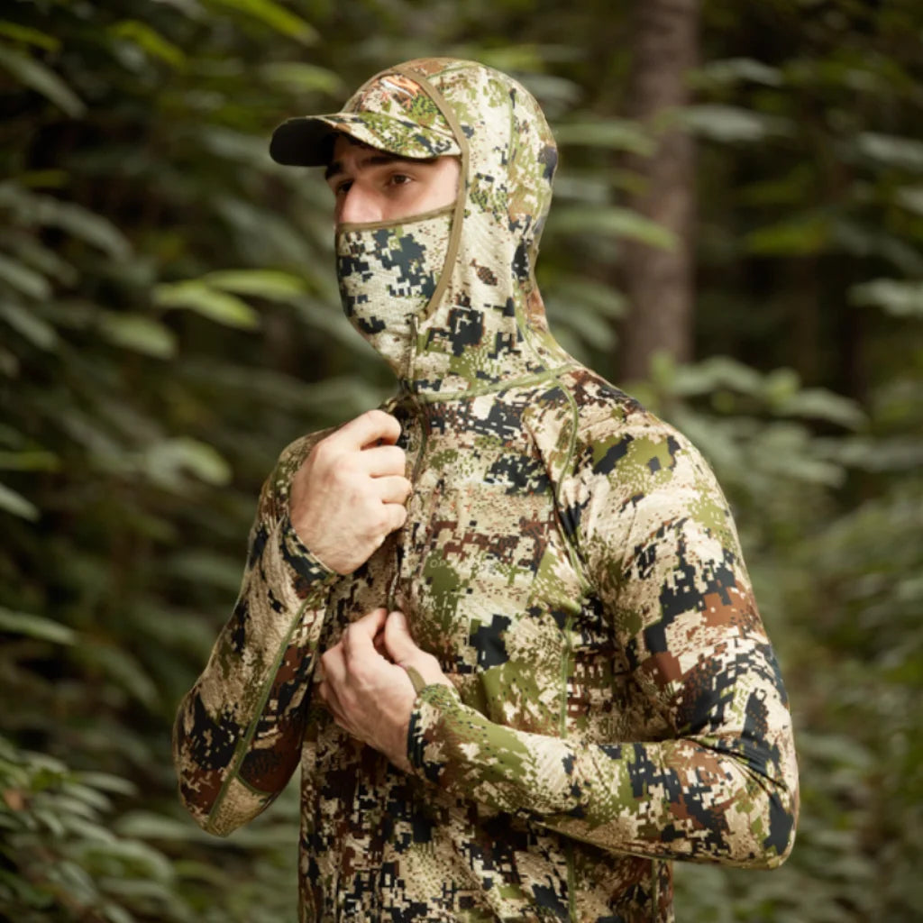 Core Lightweight Camouflage Hoodie Pullover Mask T-Shirt