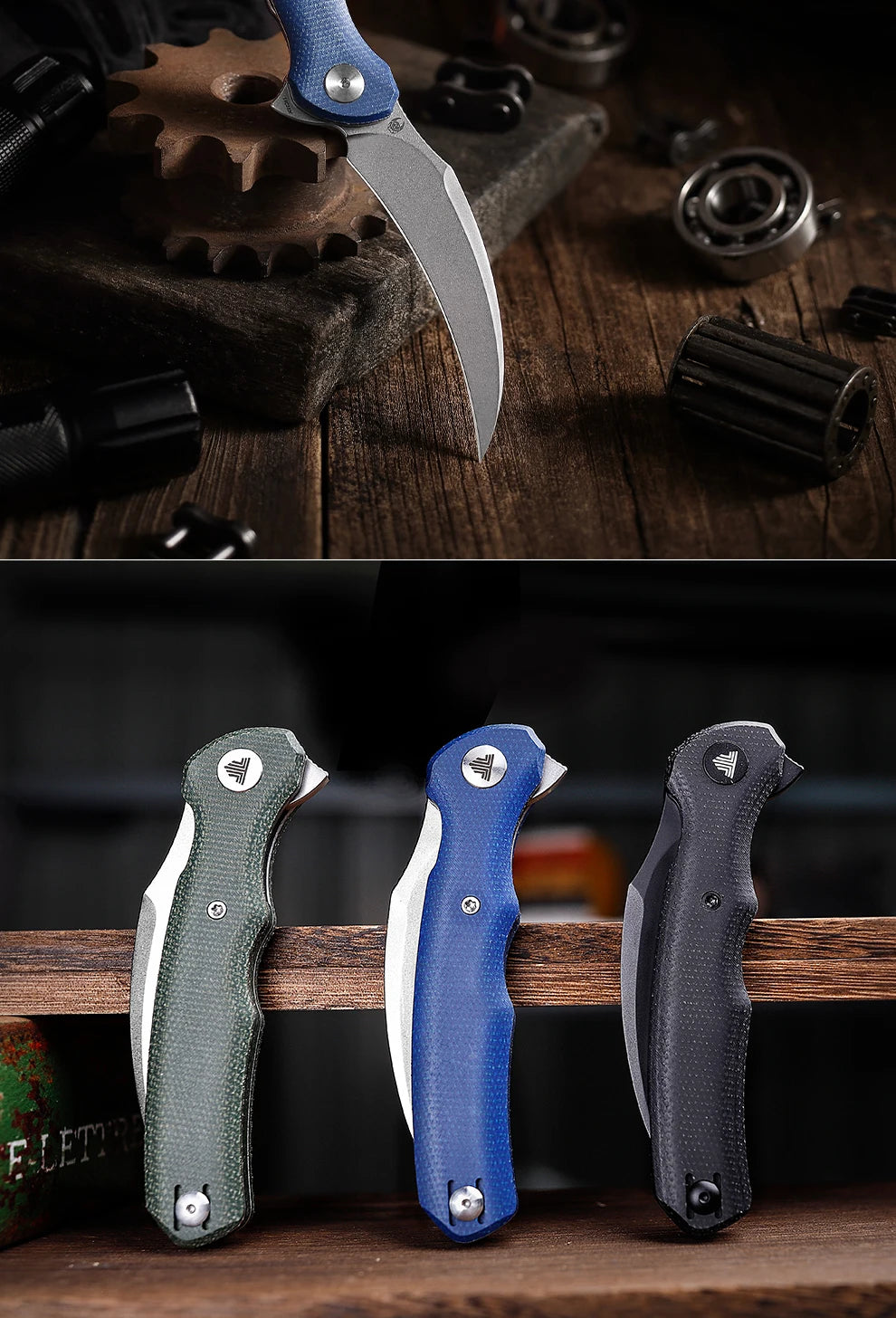 TRIVISA Lacerta Folding Pocket Knife