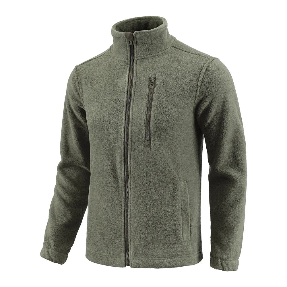 Camouflage Fleece Jacket Double-Sided