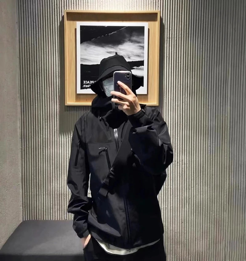 Three Layer Mens Womens Waterproof Windbreaker