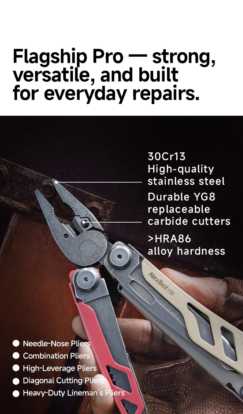 NexTool 16-in-1 Flagship Pro F30 Multitool