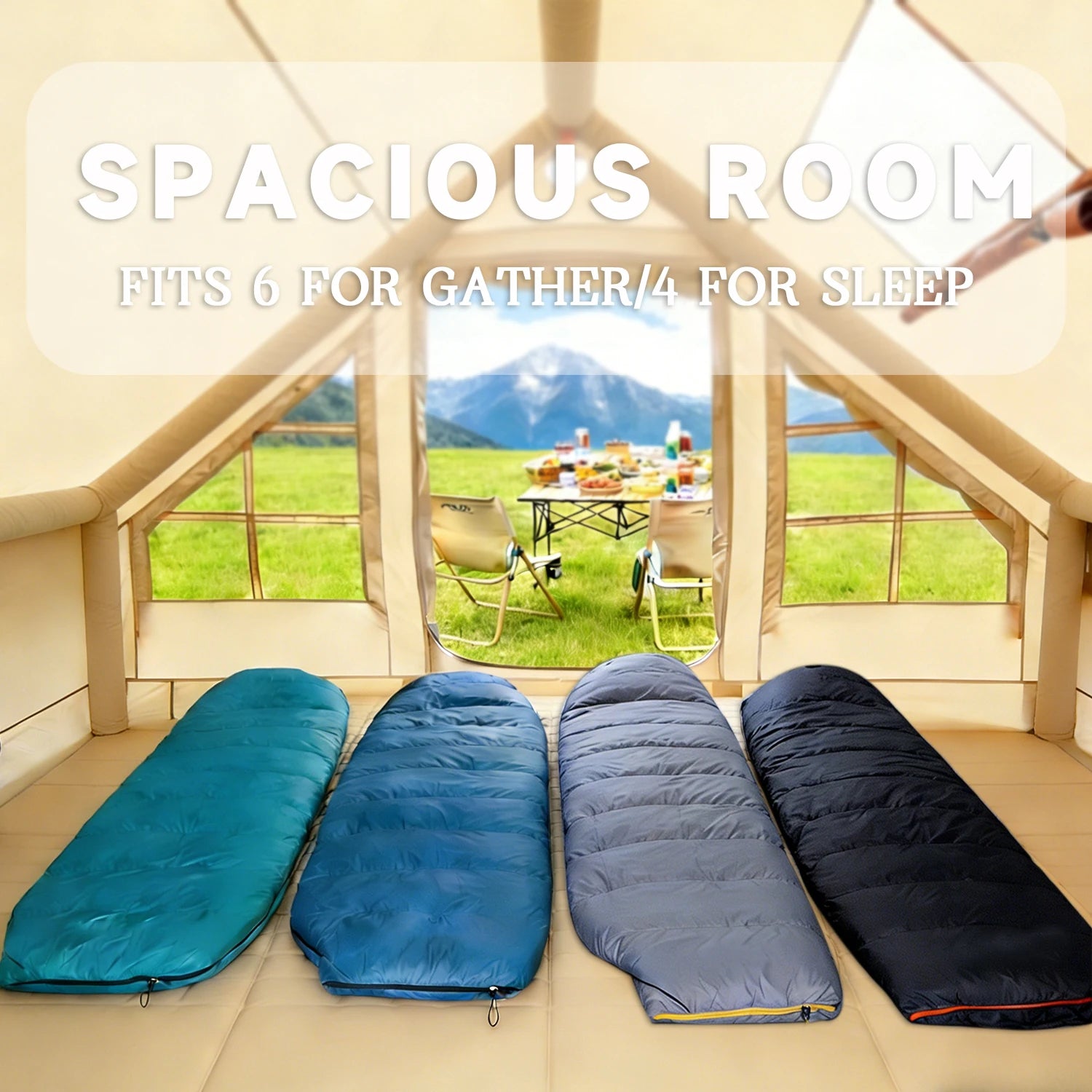 Easy Blow Up Glamping Tent