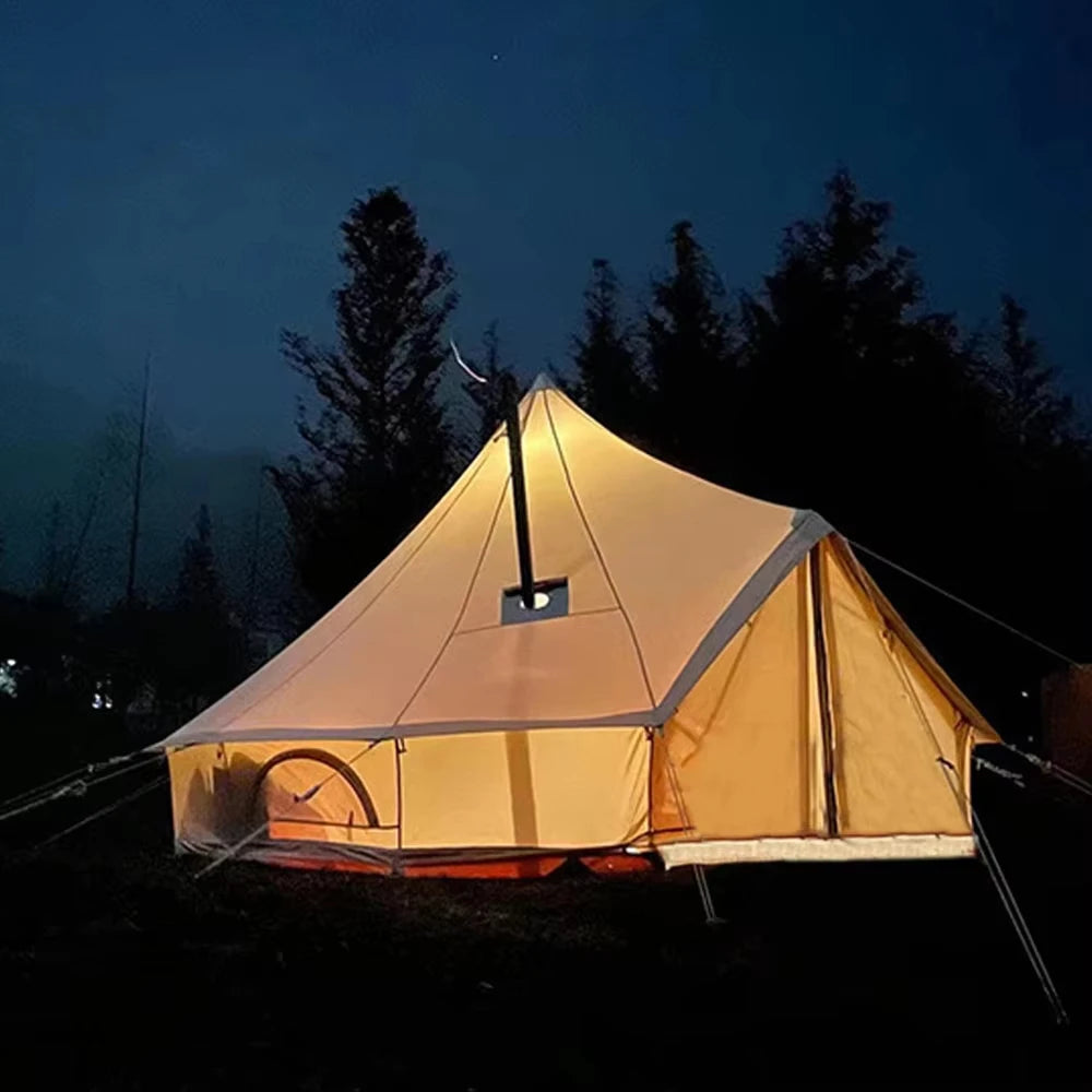 Outdoor Cotton Canvas Bell Yurt Tent