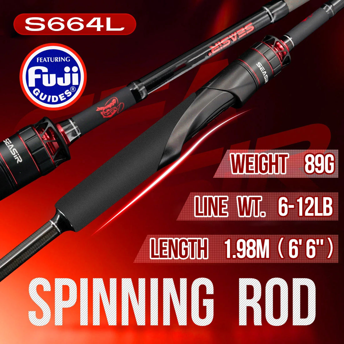 Seasir Salminus XF M/MH Spining&Casting Fishing Rod