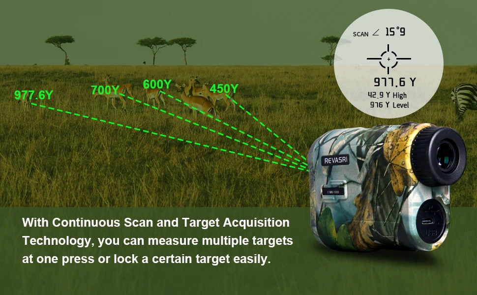 REVASRI 1000M Hunting Range Finder