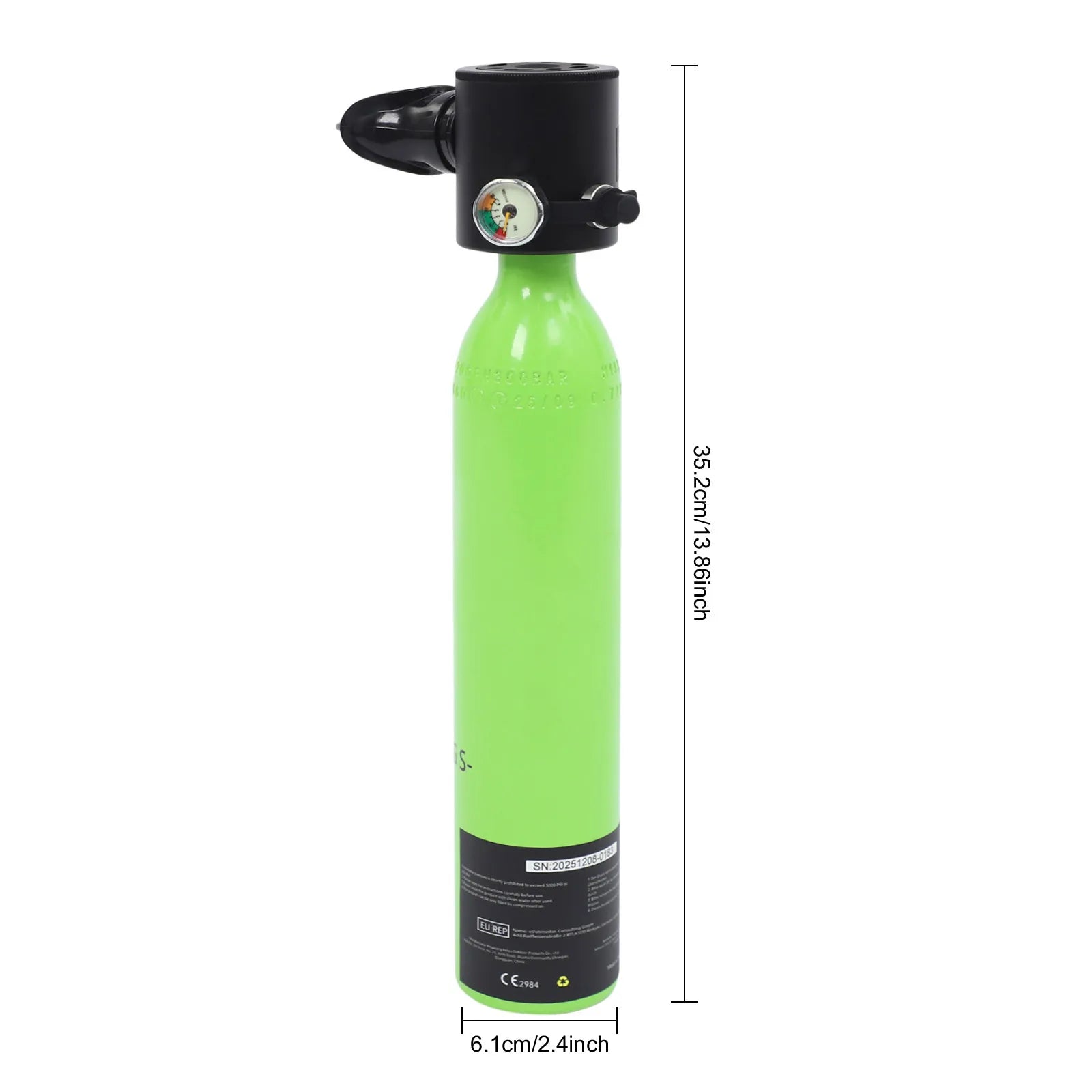 0.5L Mini Scuba Tank