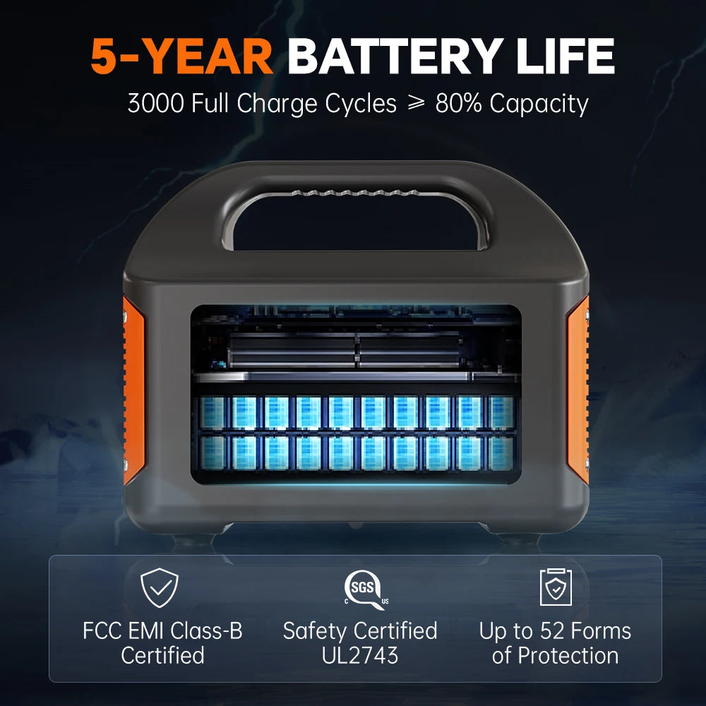 500W 460Wh Portable Power Station