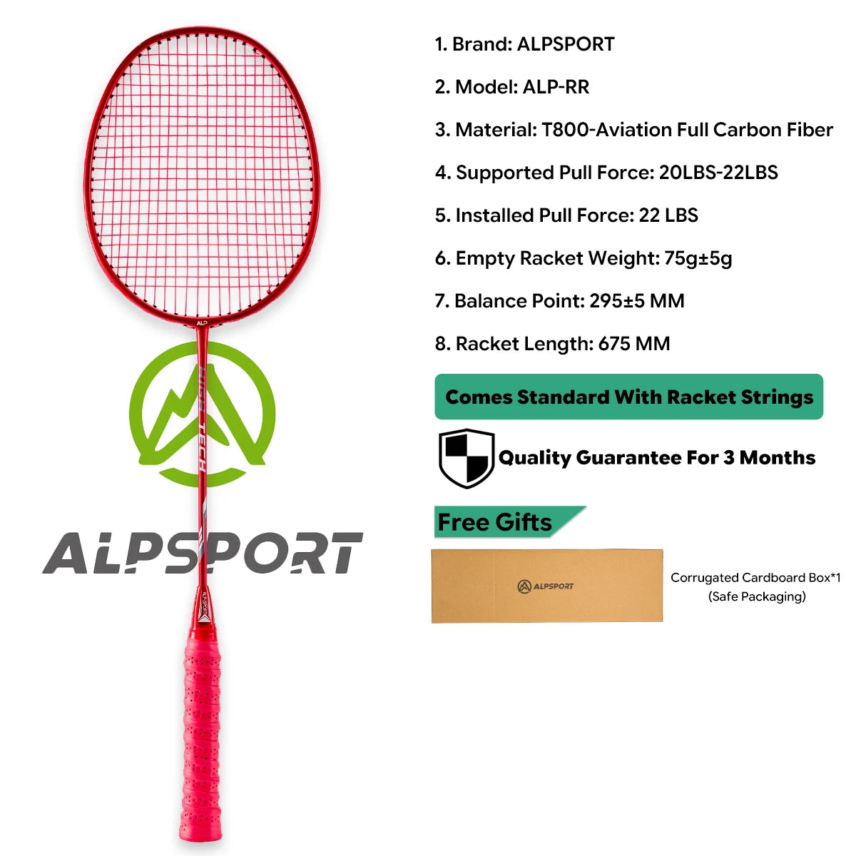 2Pcs Badminton Racket Set
