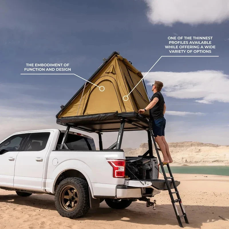 Triangle Aluminum Hard Shell Rooftop Tent