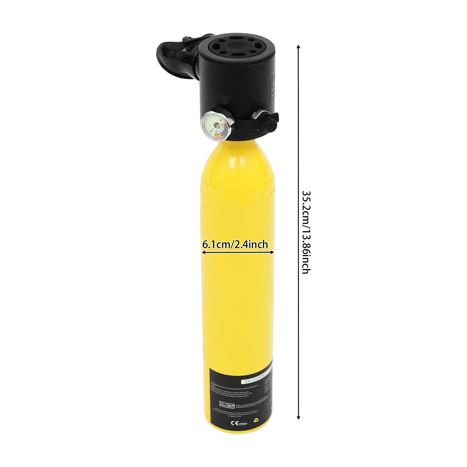 0.5L Mini Scuba Tank