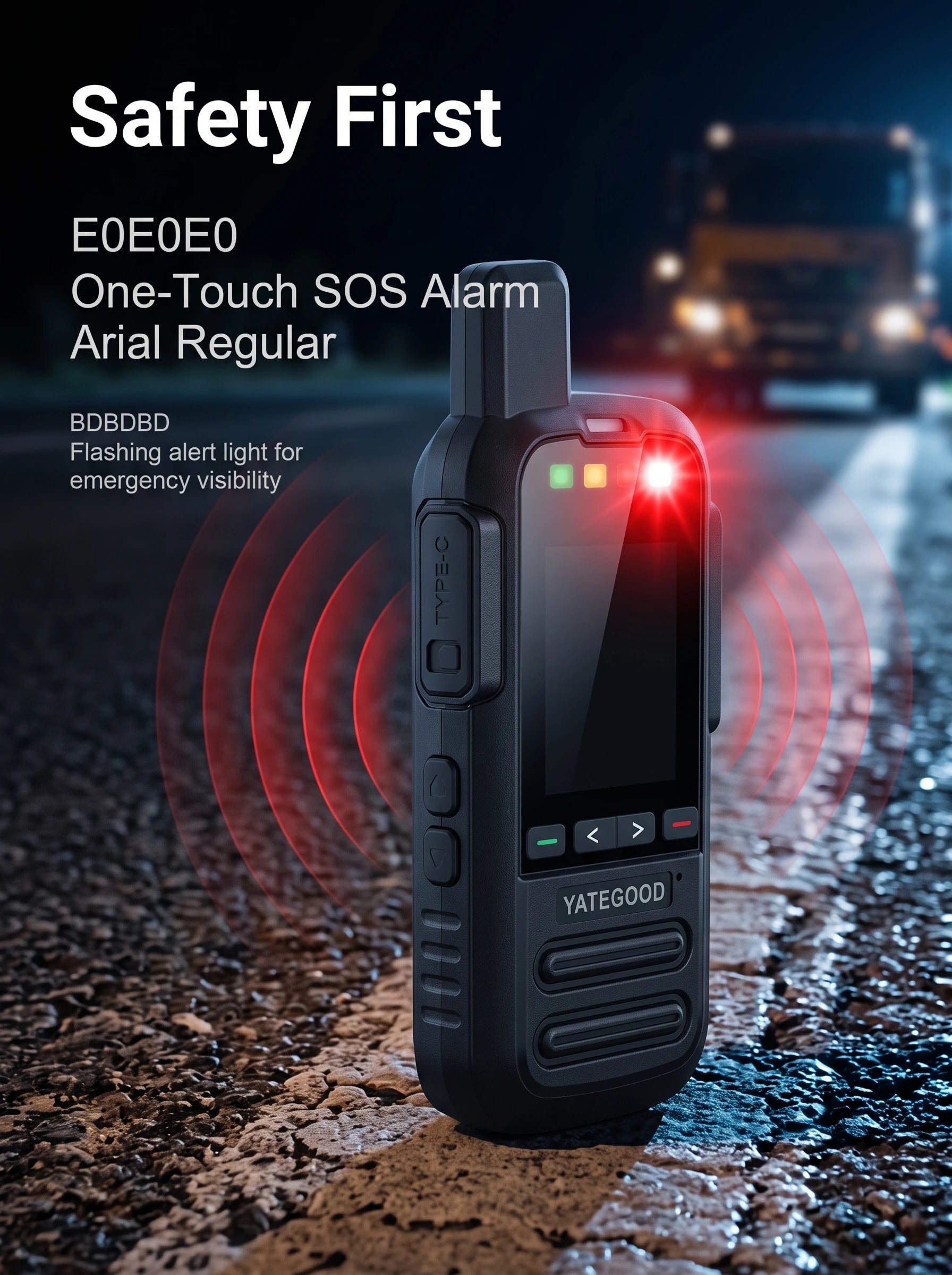 YATEGOOD Global G650 GPS 4G/5G Walkie Talkie