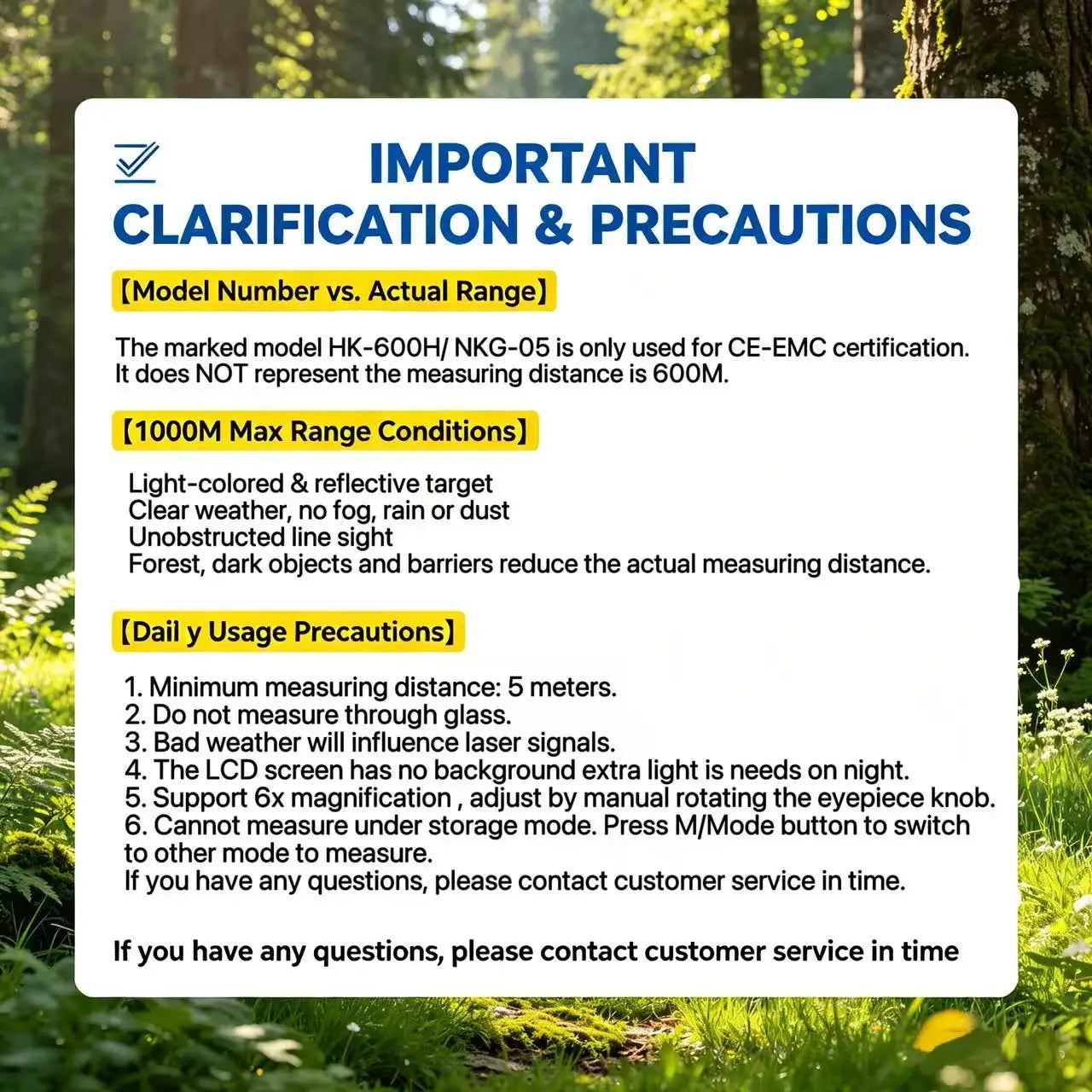 REVASRI 1000M Hunting Range Finder