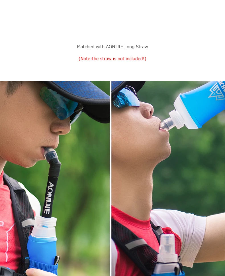 AONIJIE SD09 SD10 250ml 500ml Soft Flask Folding Collapsible Water Bottle