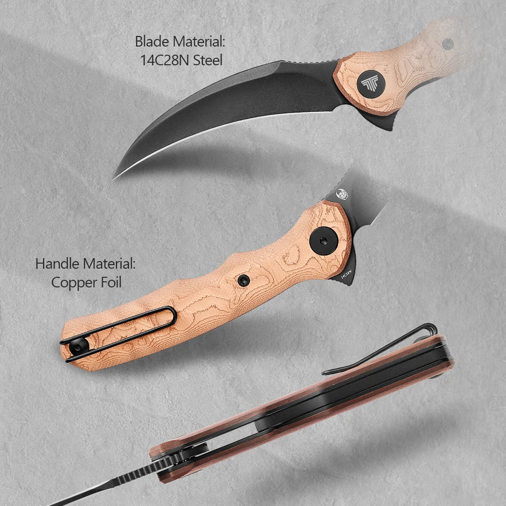 TRIVISA Lacerta Folding Pocket Knife